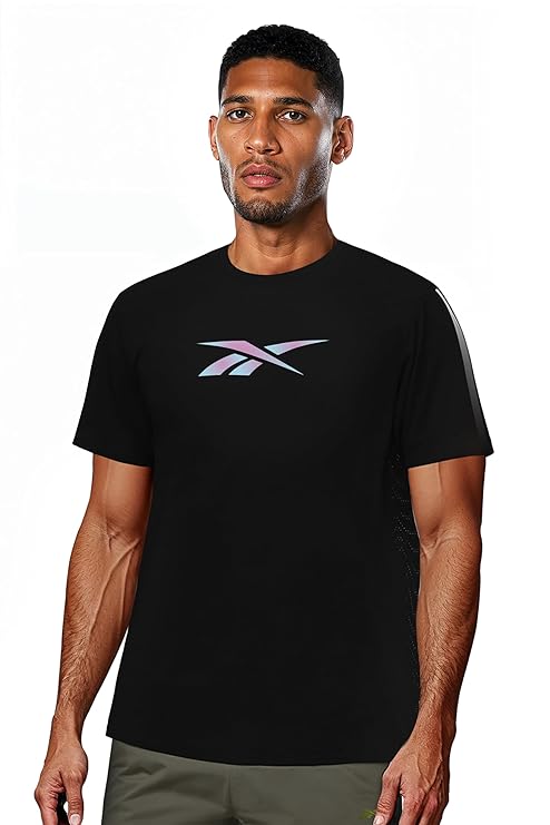 Reebok Men’s ColourBurst Vector Performance T-Shirt,